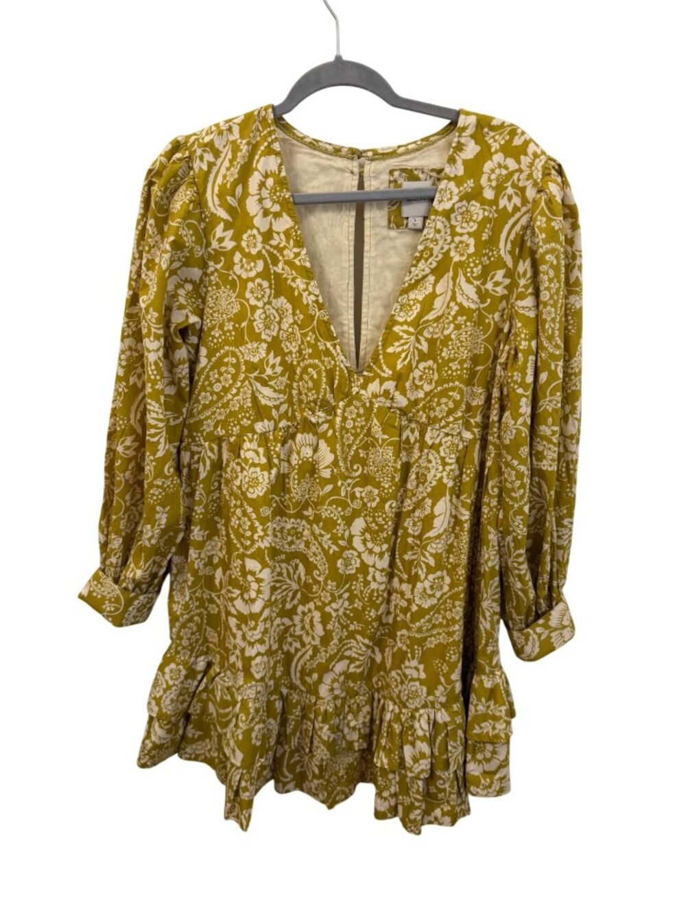 Anthropologie maeve floral and paisley dress size large